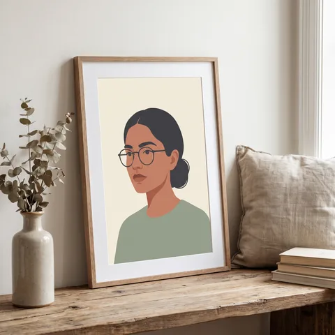 Illustration of Priya Chandran
